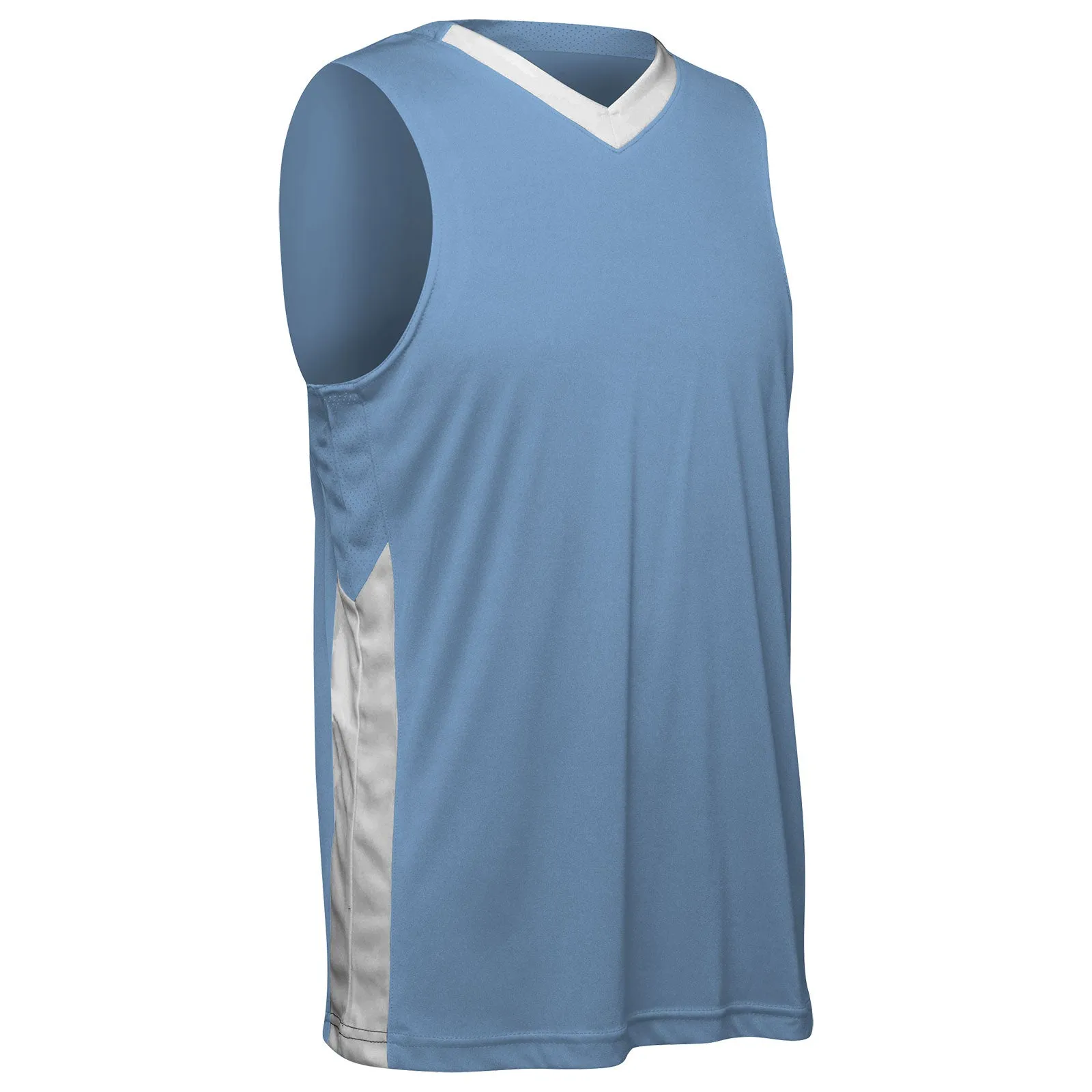 Icon 2 Color V-Neck Moisture Wicking Men's Basketball Jersey