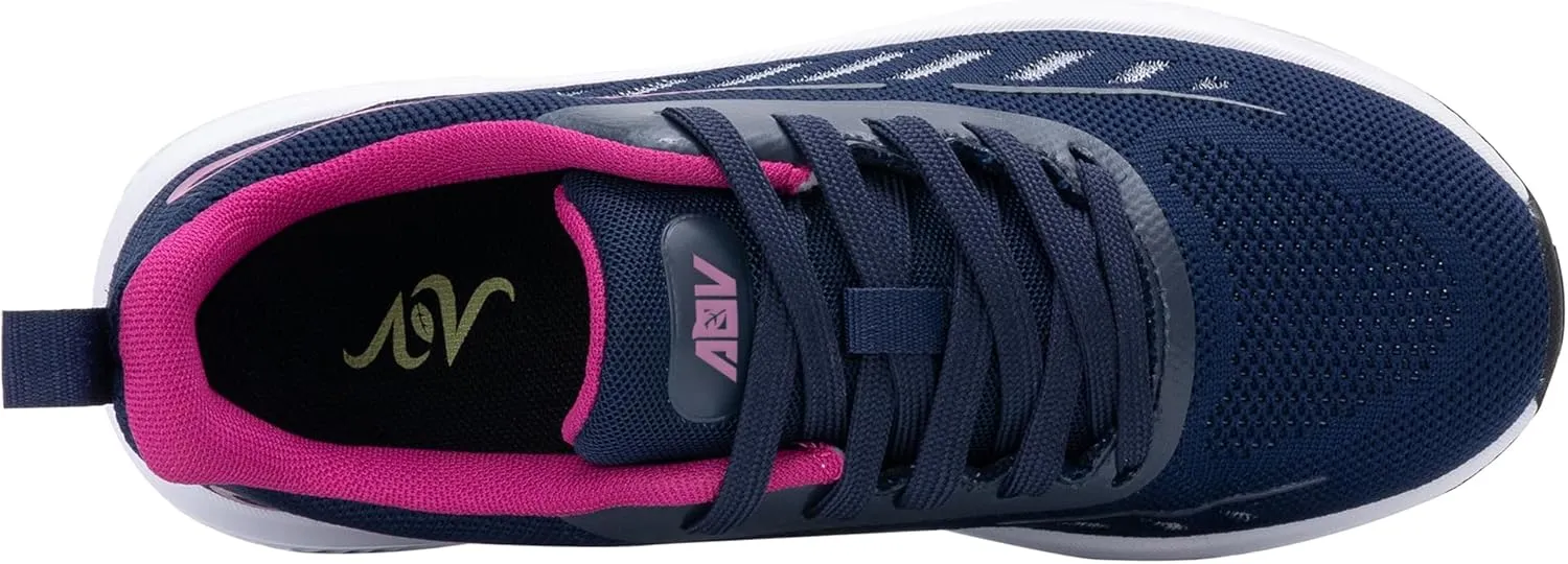 IIV Womens Air Walking Shoes Arch Support Casual Gym Workout Orthotic Fashion Sneakers for Plantar Fasciitis Pain Relief US 5.5-11