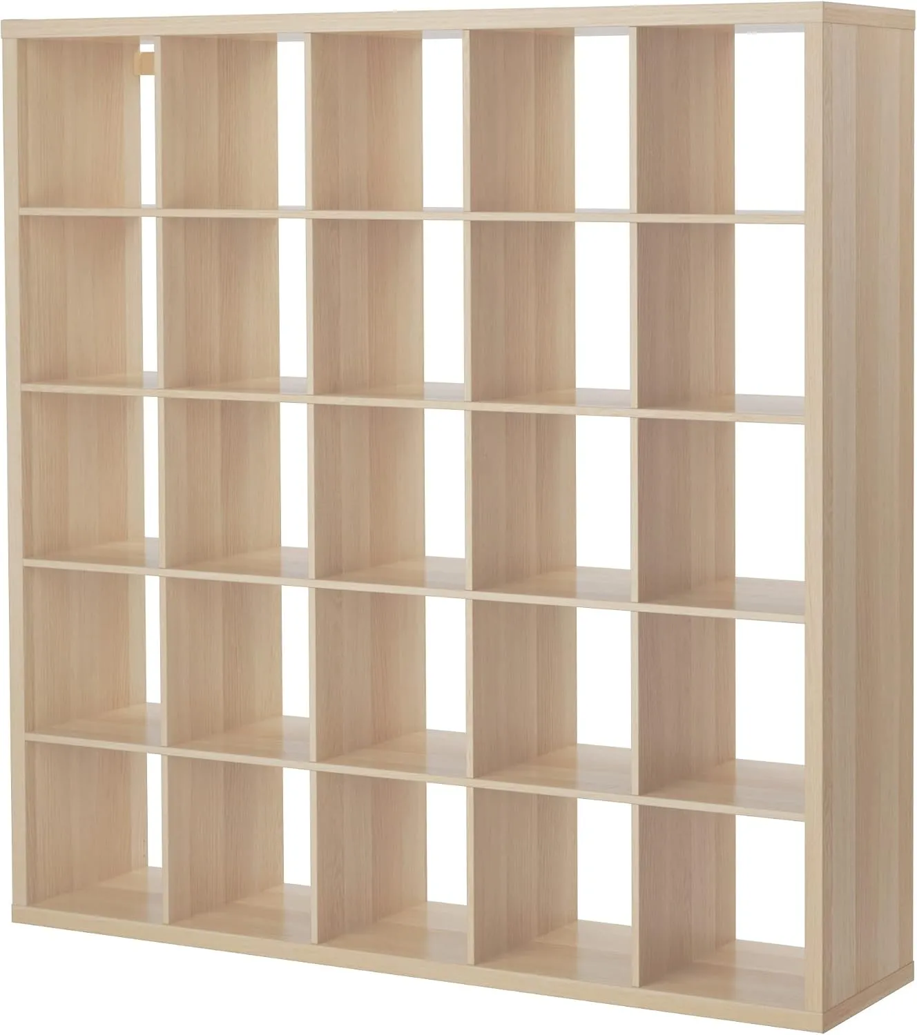 Ikea KALLAX shelving unit, 182x182 cm, white stained oak effect