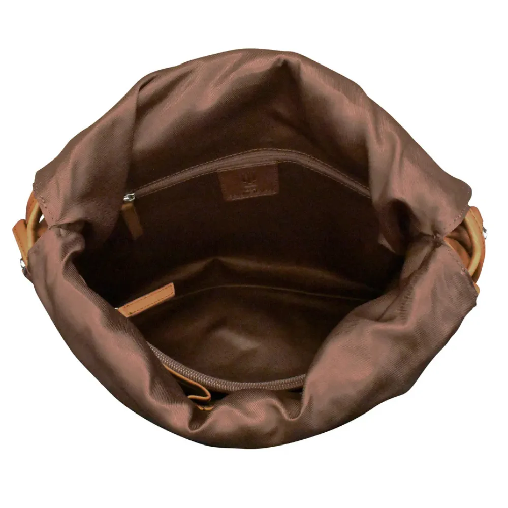ili New York Drawstring Toffee Tote Bag (Women's)