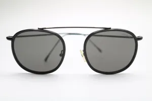Illesteva C6 Mykonos Ace Black Single Bridge Sunglasses