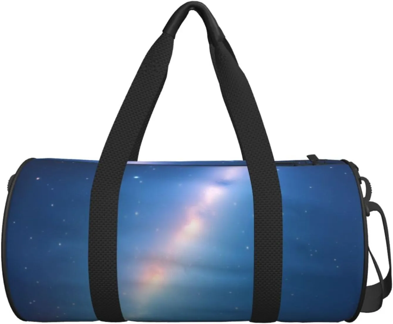 Image Printed Travel Bag,Round Personal Item Storage bag,Foldie Duffel Bag for Traveling Vacation,Fitness,Sports