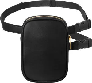 JASGOOD Thigh Harness Leg Bag Fanny Pack for Women Leg Purse Drop Leg Bag, A-Black