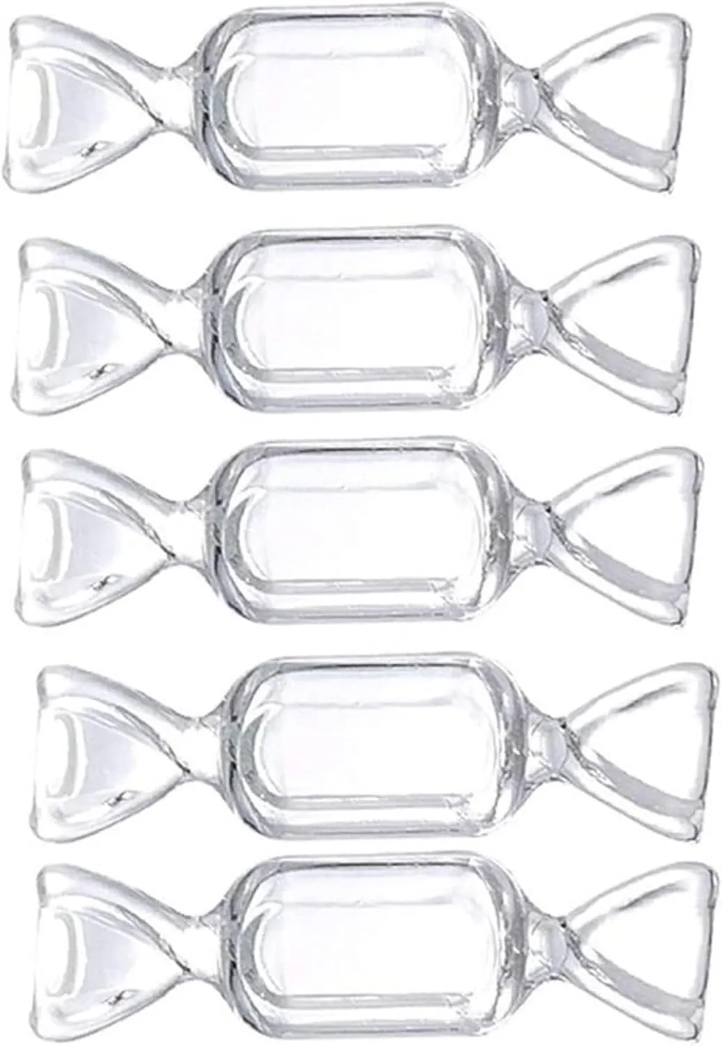 Jewelry Boxes 5Pcs Mini Clear Jewelry Case Food Grade Plastic Jewelry Organizer Box Jewelry Boxes & Organizers