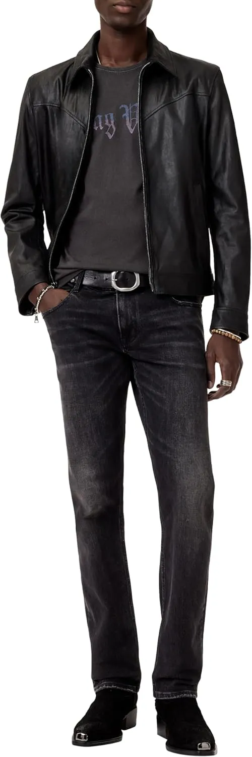 John Varvatos Men's Sling Vinyl Tee
