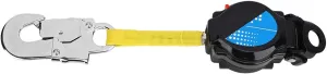 Joyzan Anti Fall Speed Lifeline, 1.6M Telescopic Self Retracting Safety Rope Automatic Controller Protection Roofing Duty Snap Hook Harness Work Equipment for Electrician Outdoor