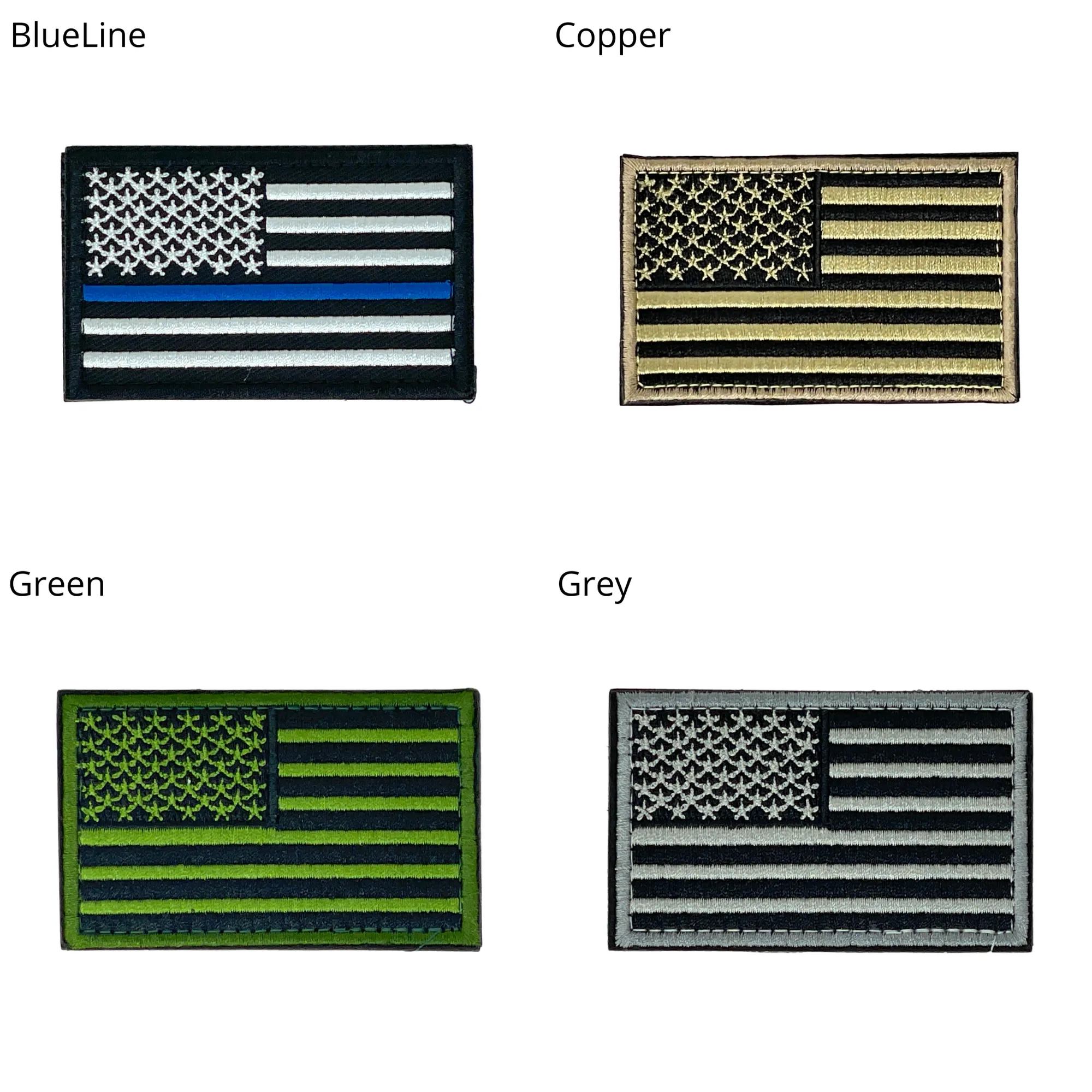 JupiterGear Tactical USA Flag Patch with Detachable Backing