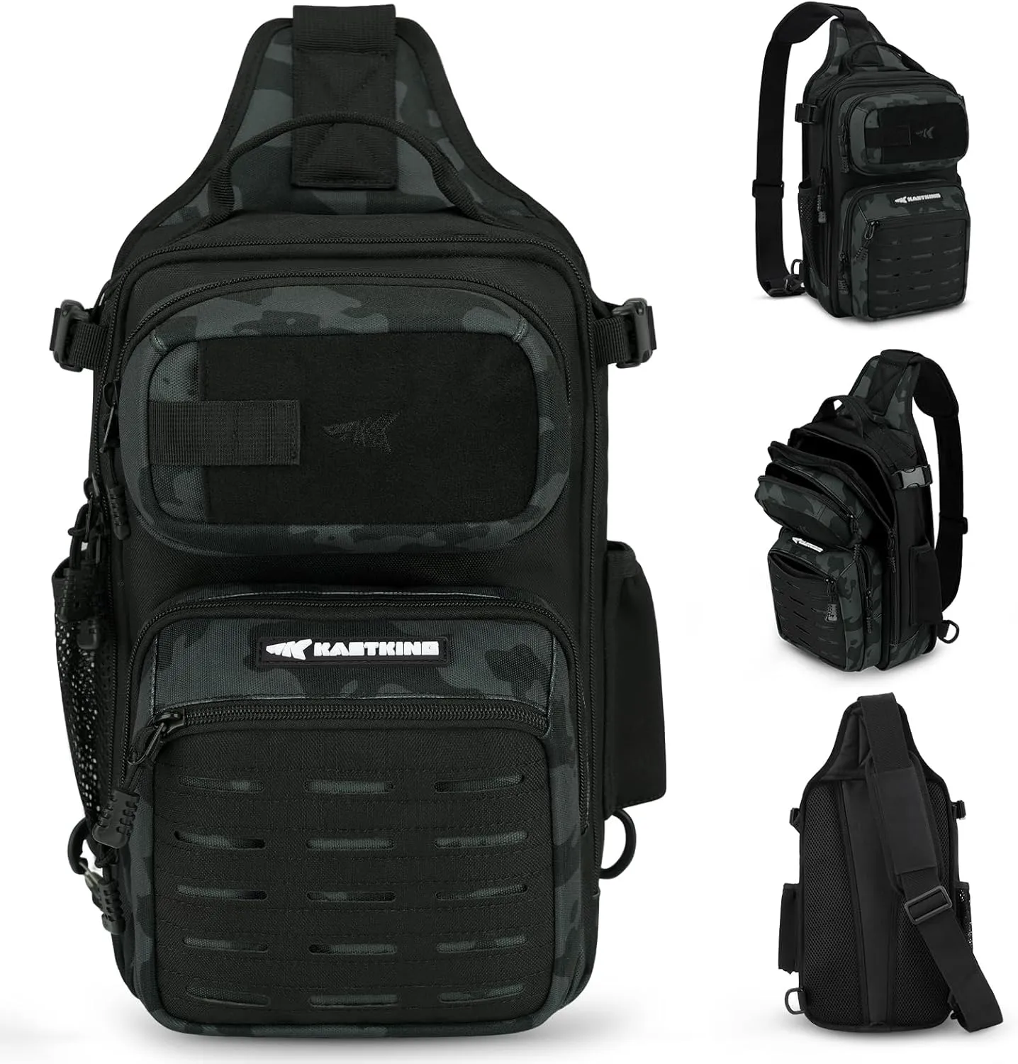 KastKing BlowBak Tactical Fishing Sling Tackle Bag - Lightweight Fishing Backpack - Storage for Gear and Equipment - Gift for Men
