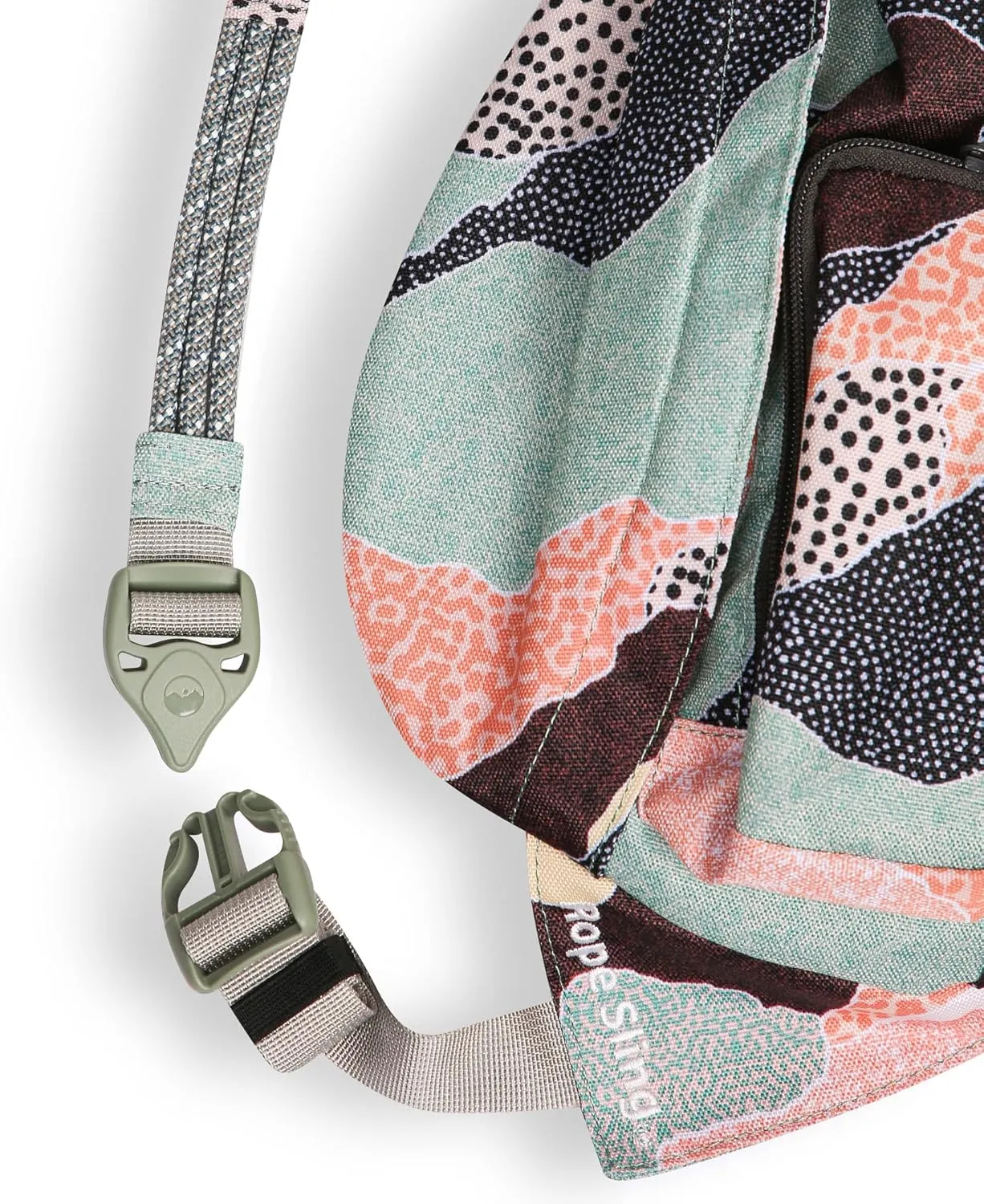 KAVU Mini Rope Sling Pack with Adjustable Rope Shoulder Strap