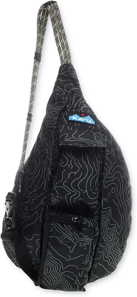 KAVU Mini Rope Sling Pack with Adjustable Rope Shoulder Strap