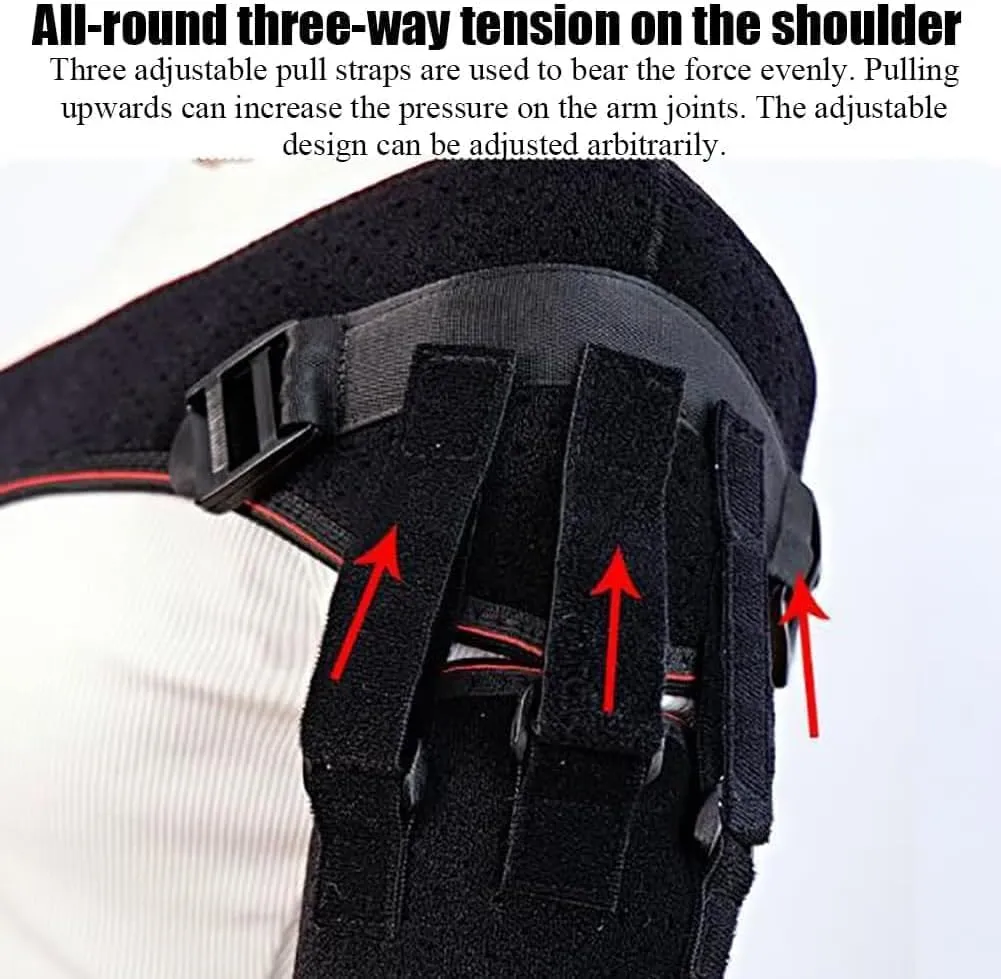 KEULEN Shoulder Arm Sling Brace, Shoulder Immobilizer Stabilizer with Air Bag, Comfortable and Breathable, Adjustable Tightness, for Joint Dislocation, Subluxation, Shoulder Fracture
