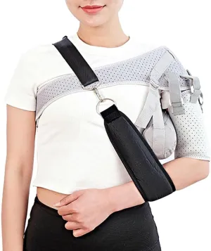 KEULEN Shoulder Arm Sling Brace, Shoulder Immobilizer Stabilizer with Air Bag, Comfortable and Breathable, Adjustable Tightness, for Joint Dislocation, Subluxation, Shoulder Fracture