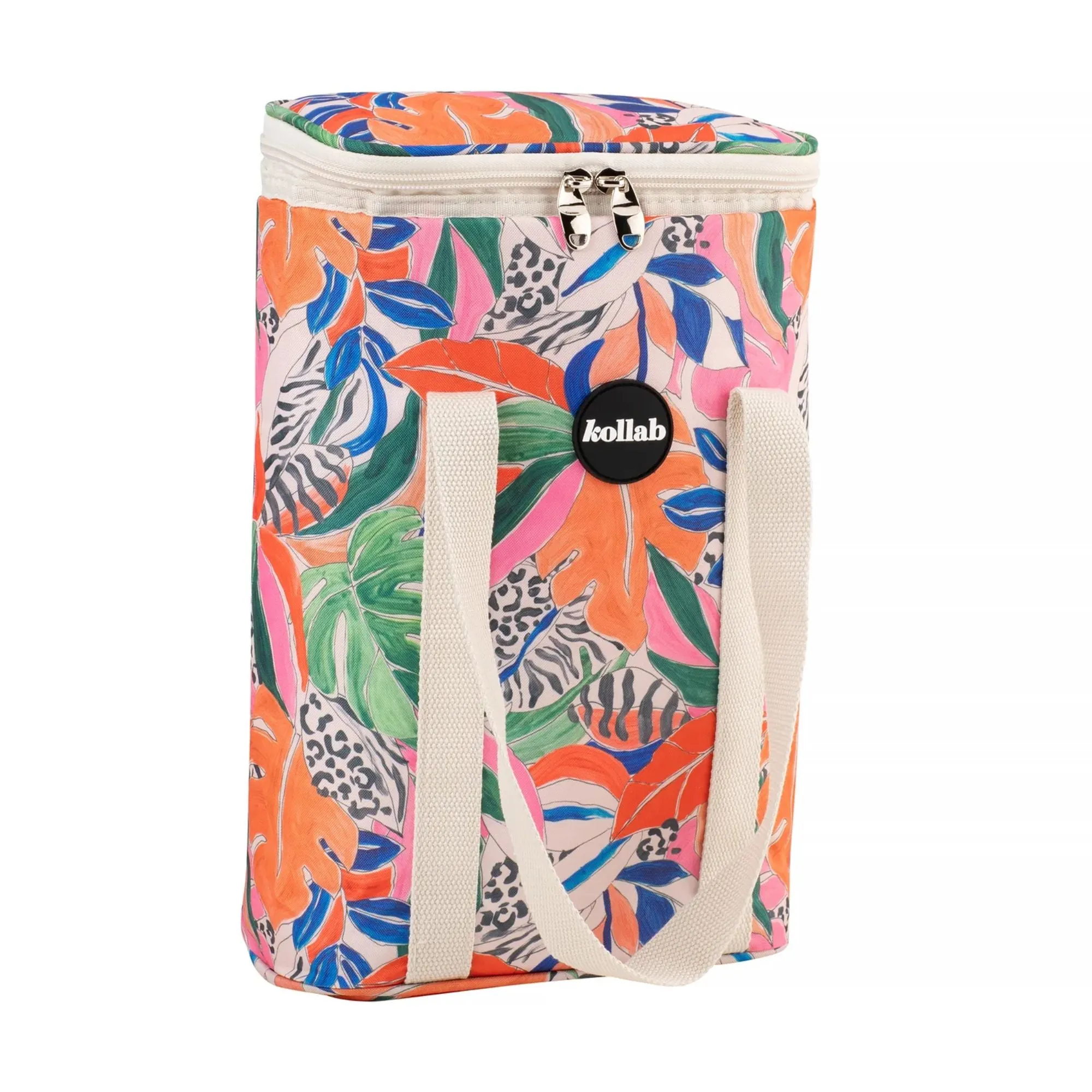 Kollab - Wine Cooler Bag - Leopard Tropics