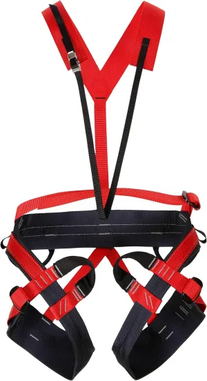 KONG ALP Design FEDRA, Full Harness Unisex Adult, Black/Red, L