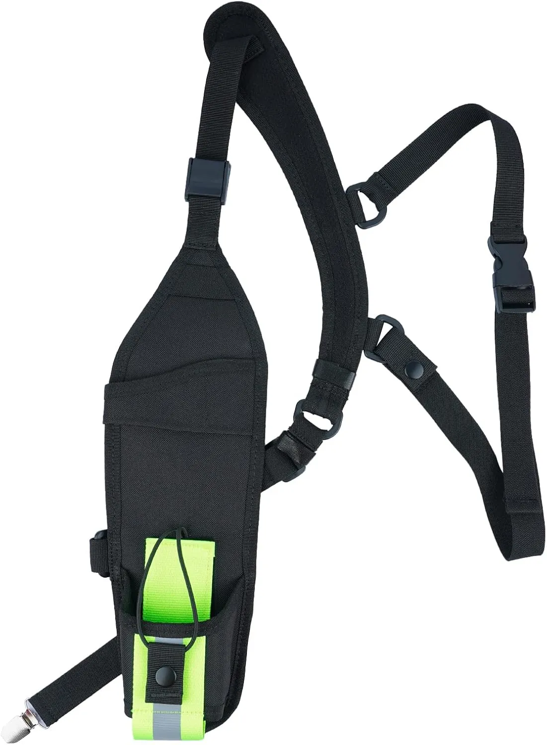 KUNN Universal Single Side Radio Shoulder Harness Holster,Two Way Walkie Talkie Holder for Motorola,Baofeng