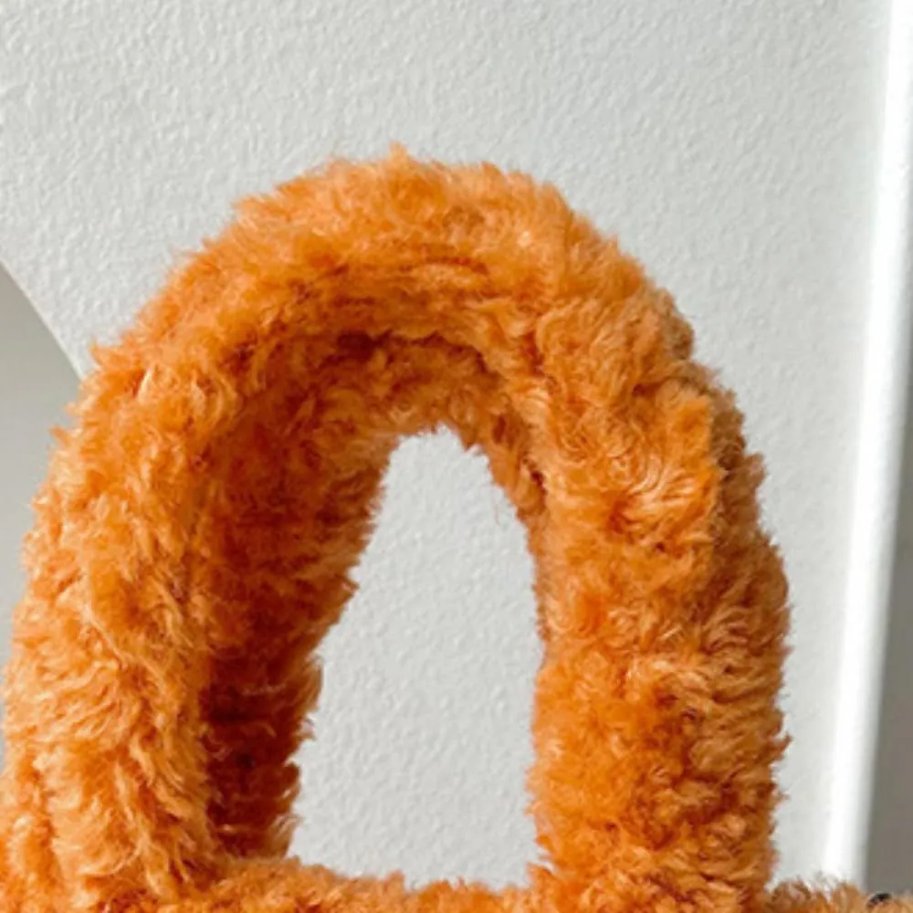 Lamb Wool Handbag Fuzzy Cute Autumn and Winter Fluffy Stylish Chroma Handbag Shoulder Bag Fuzzy Handbag