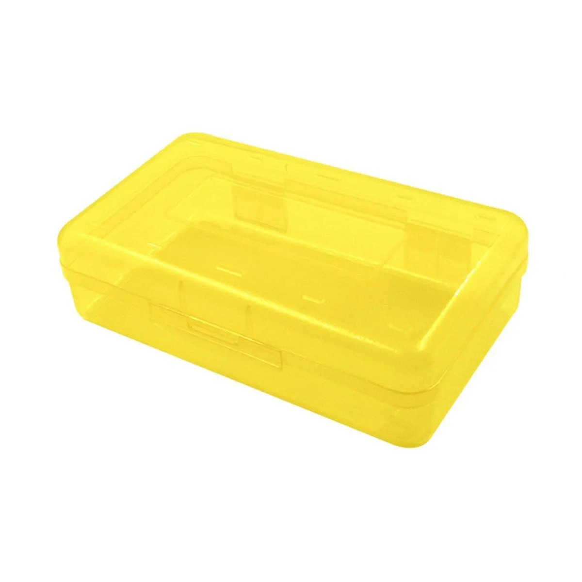 Large Capacity Transparent Plastic Pencil Case Multifunctional Student Art Box