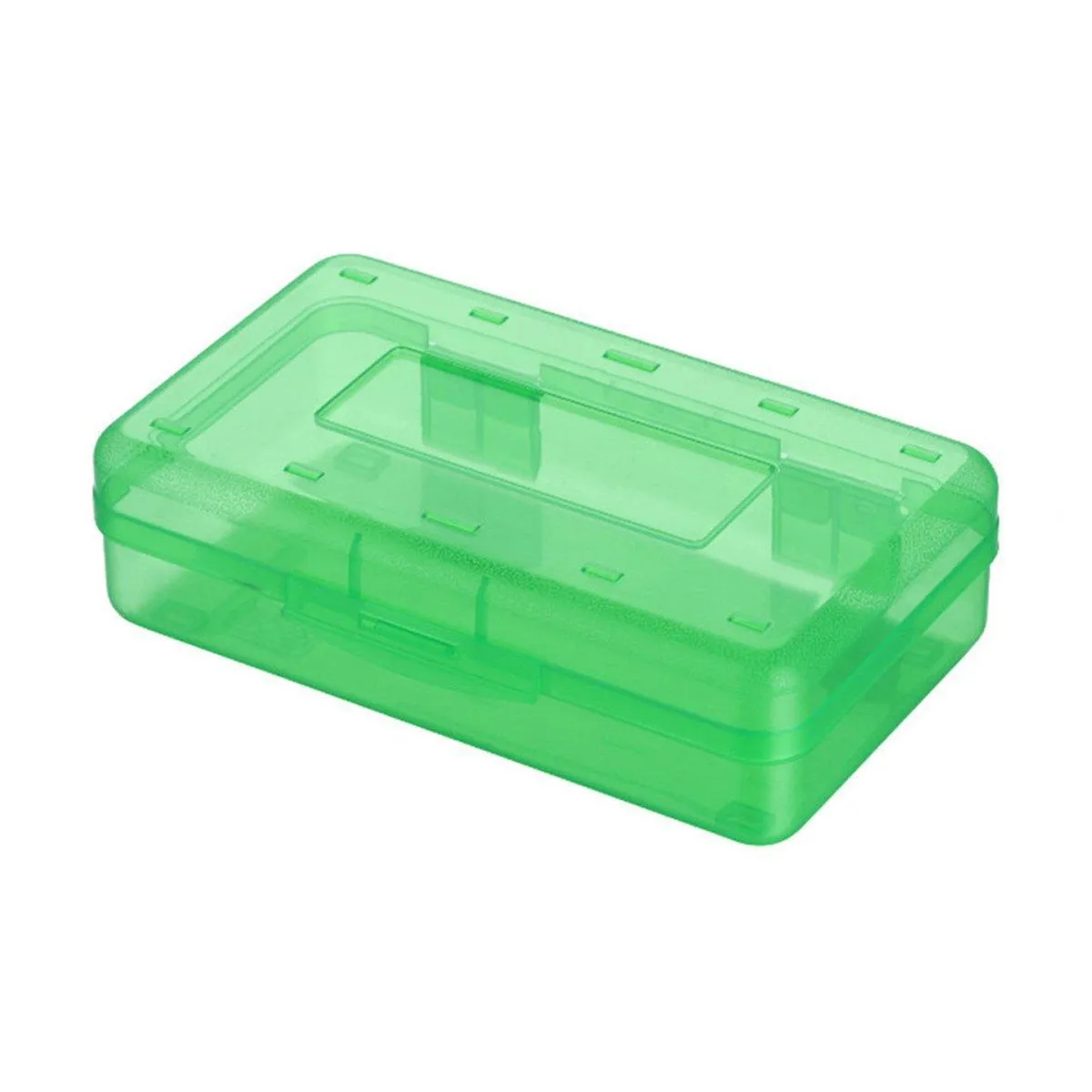 Large Capacity Transparent Plastic Pencil Case Multifunctional Student Art Box