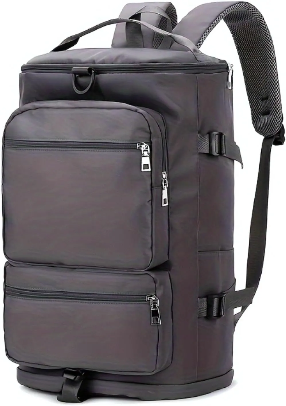 Large Capacity Waterproof Duffle Bag with Shoes Compartment and Adjustable Stra for Travel, Sports, and Fitness
