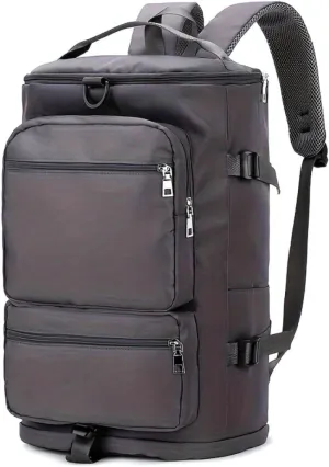 Large Capacity Waterproof Duffle Bag with Shoes Compartment and Adjustable Stra for Travel, Sports, and Fitness