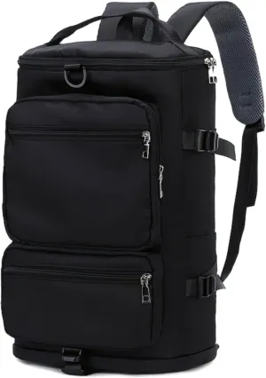 Large Capacity Waterproof Duffle Bag with Shoes Compartment and Adjustable Stra for Travel, Sports, and Fitness
