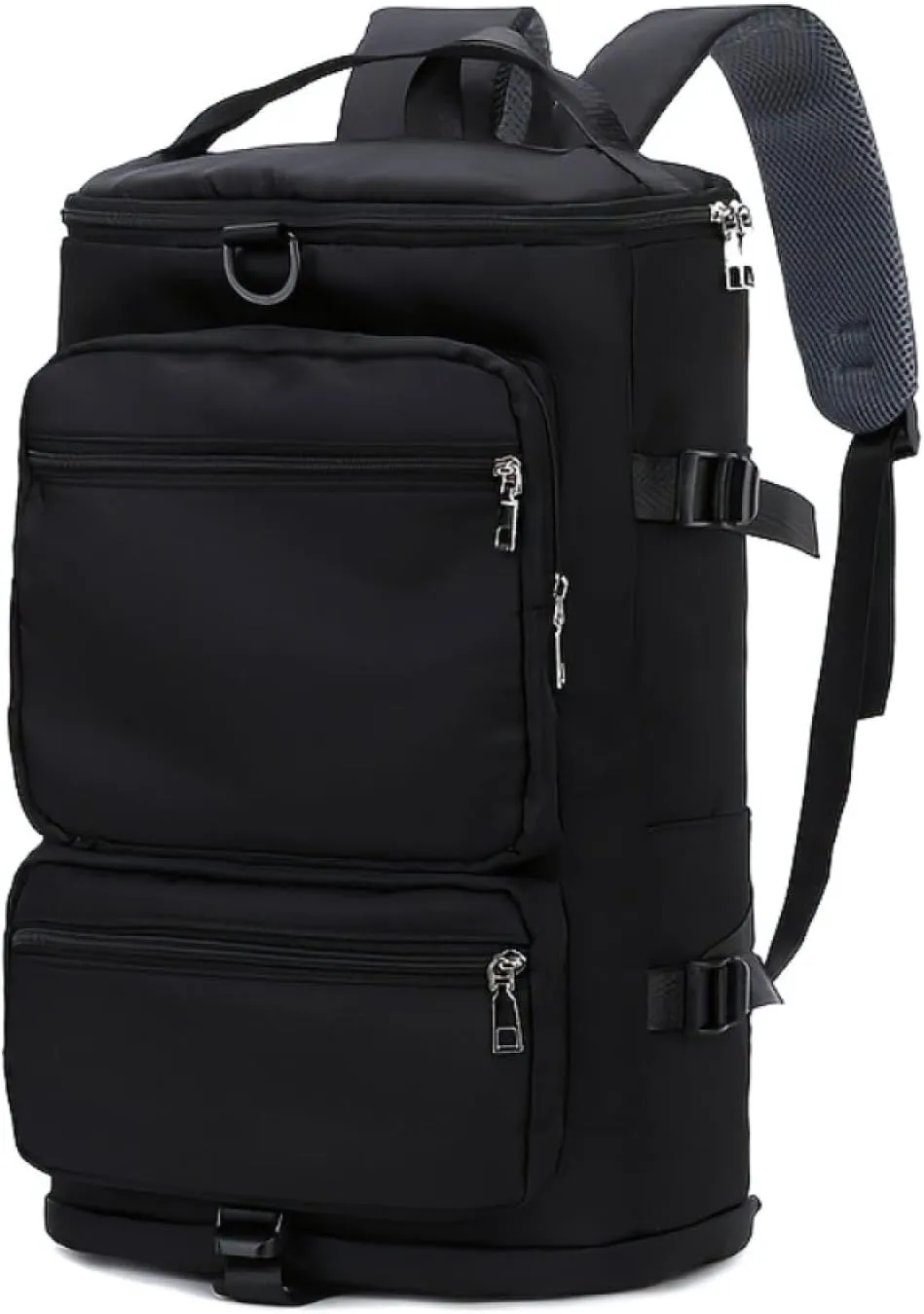 Large Capacity Waterproof Duffle Bag with Shoes Compartment and Adjustable Stra for Travel, Sports, and Fitness