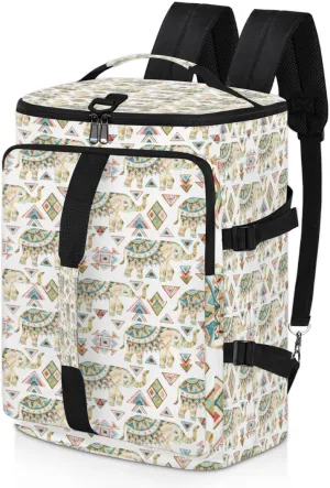 Large Sports Gym Bag With Shoe & Laptop Compartment 47L Waterproof Travel Duffel Bags for Men Women Animal Elephant Luggage Backpack Duffle Bag