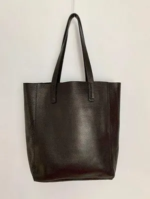 Leather Tote Malba bag for woman. Big (large) | Akey