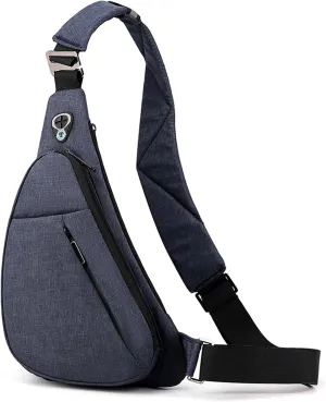 Lightweight Anti-Theft Men's Crossbody Chest Bag Multifunctional Outdoor Travel Shoulder Backpack Waterproof