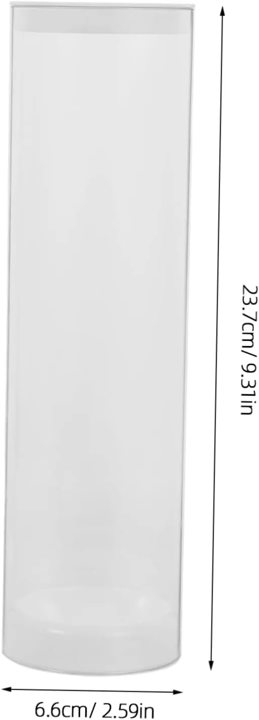 Lightweight Transparent Badminton Tube Shuttlecock Storage Holder for Practice Group Games Ample