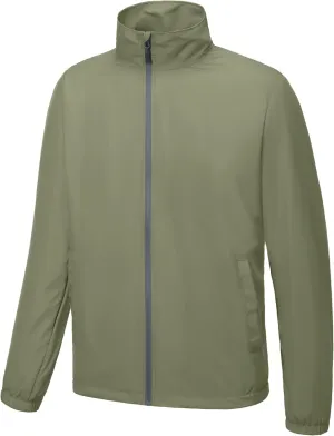Little Donkey Andy Men’s Lightweight Breathable Windbreaker Golf Jacket UPF50  Windproof Outdoor Running Coat