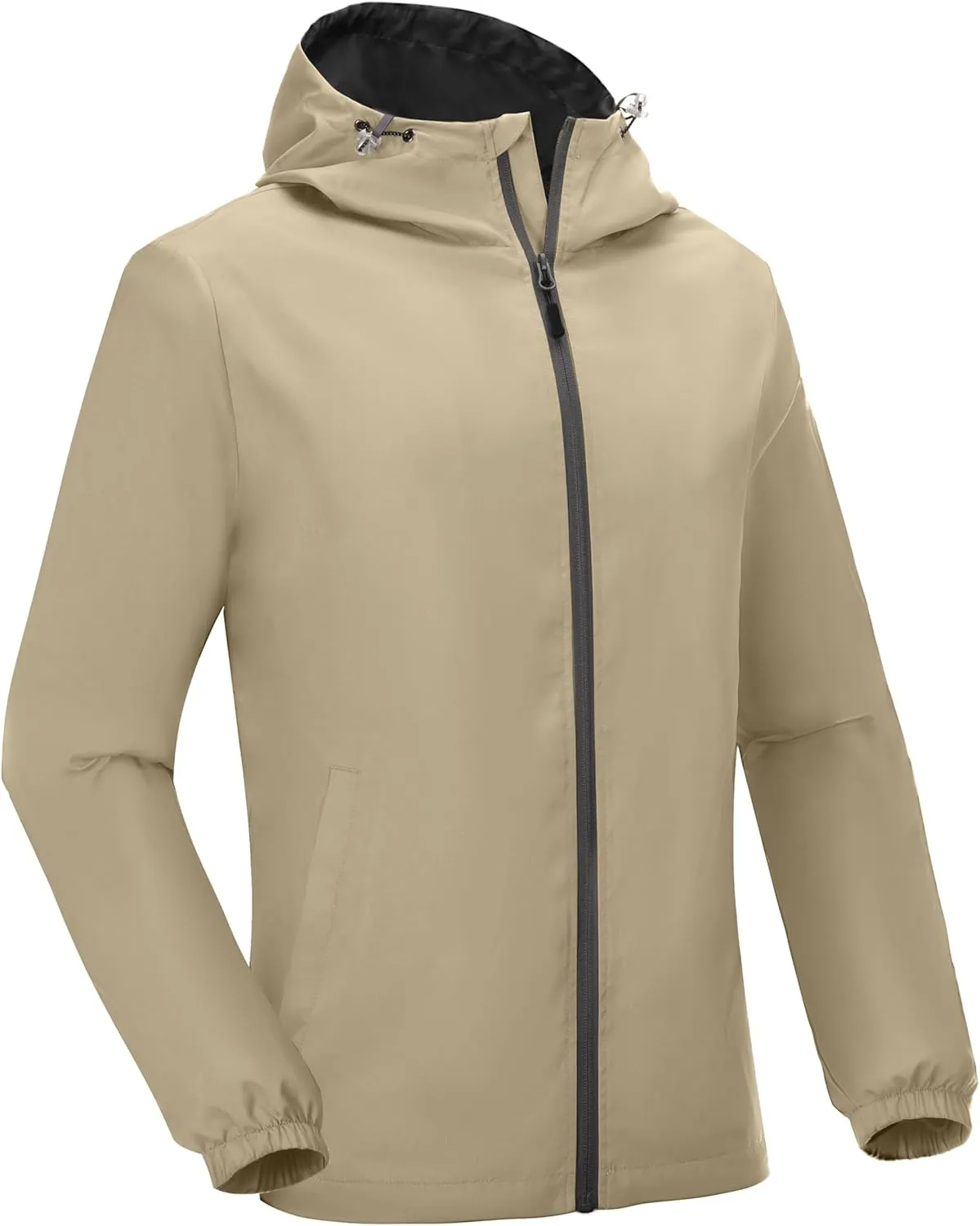 Little Donkey Andy Men’s Lightweight Breathable Windbreaker Golf Jacket UPF50  Windproof Outdoor Running Coat