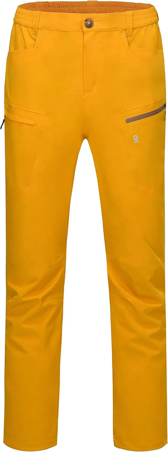 Little Donkey Andy Mens Rain Pants Waterproof Lightweight Breathable Rainproof Pants for Hiking Golf Fishing