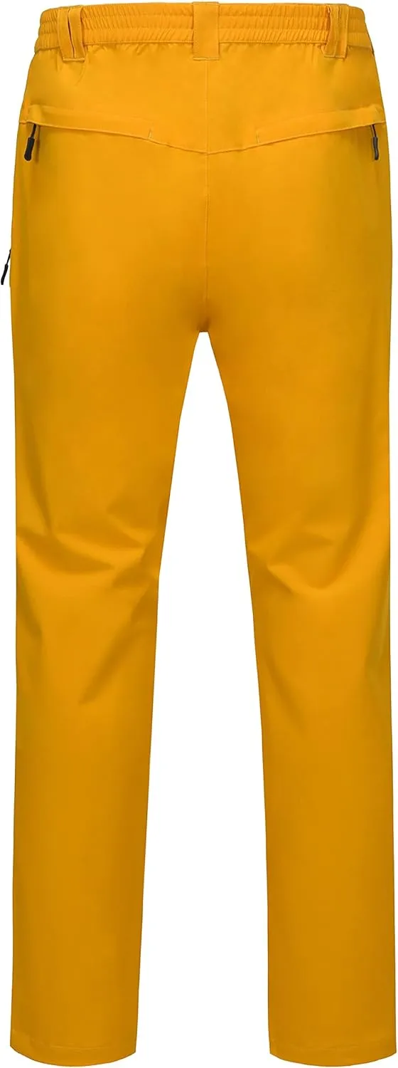 Little Donkey Andy Mens Rain Pants Waterproof Lightweight Breathable Rainproof Pants for Hiking Golf Fishing