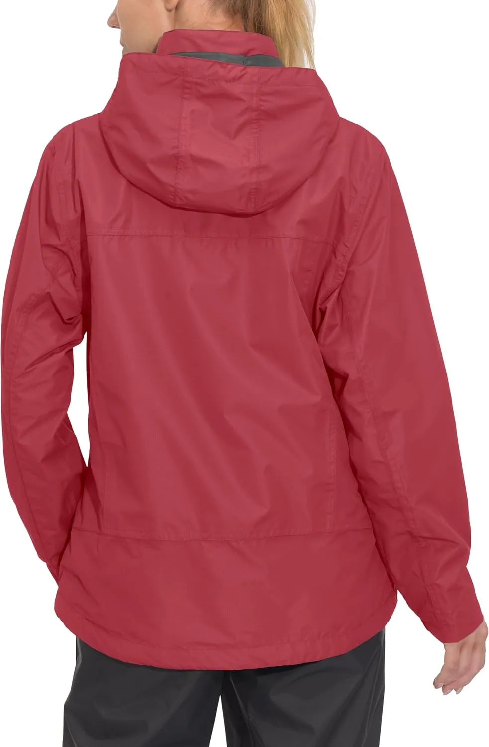Little Donkey Andy Women's Waterproof Rain Jacket with Hood Breathable Lightweight Windbreaker Rain Shell Coat