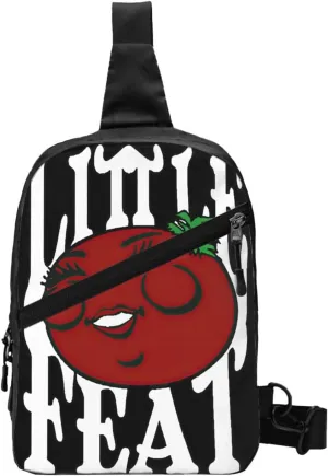 Little Music Feat Crossbody Bag Sling Handbag Adjustable Shoulder Bag Hiking Daypack Lightweight Outdoor Rucksack Foldable Multipurpose Daypack for Running