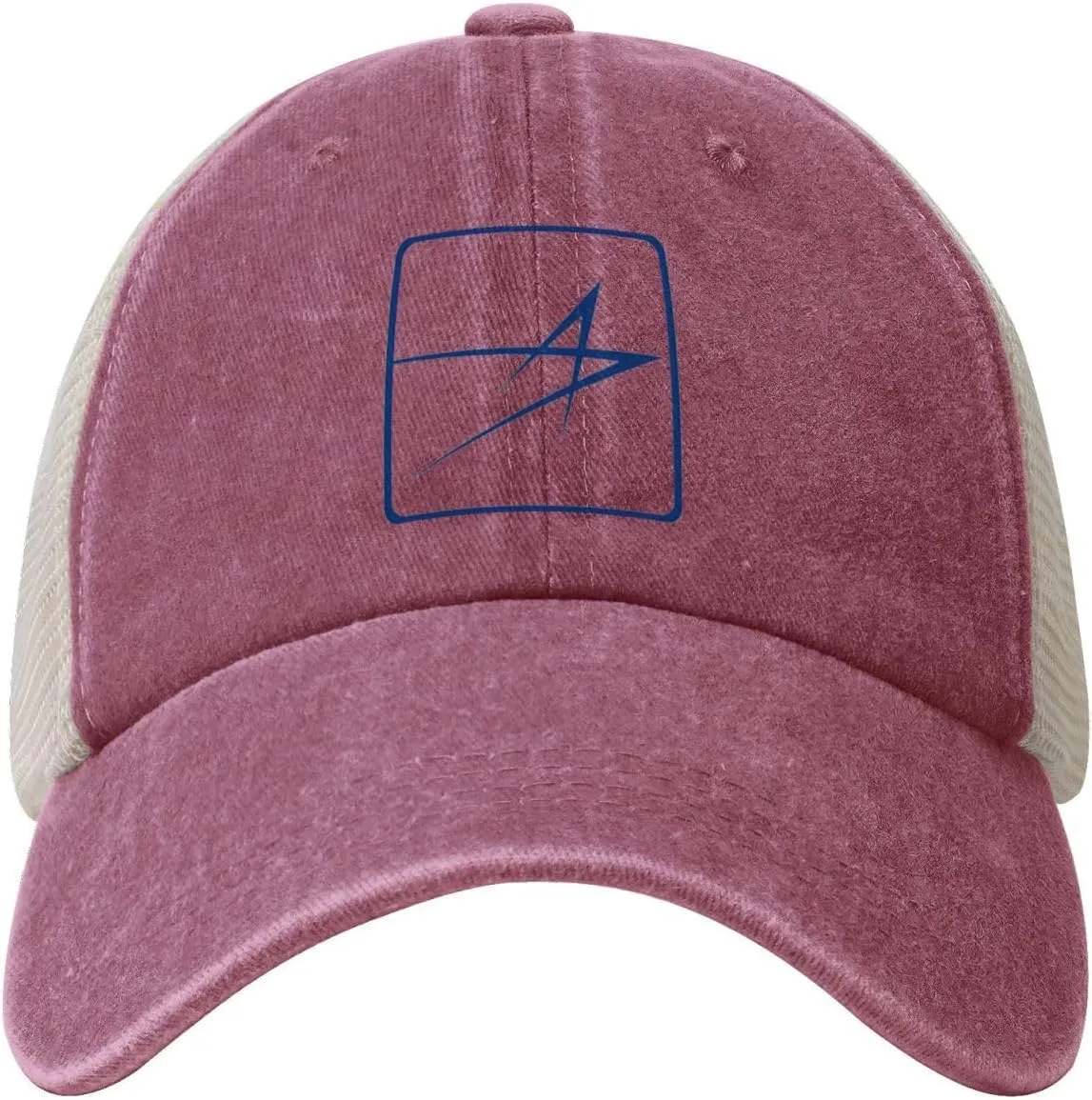 Lockheed Martin Adjustable Baseball Cap Sport Vintage Washed Mesh Baseball Cap