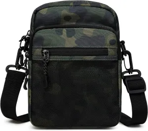 Lohol Small Messenger Bag for Men Women, Water Resistant Adjustable Crossbody Sling bag Purse for Travel Sports