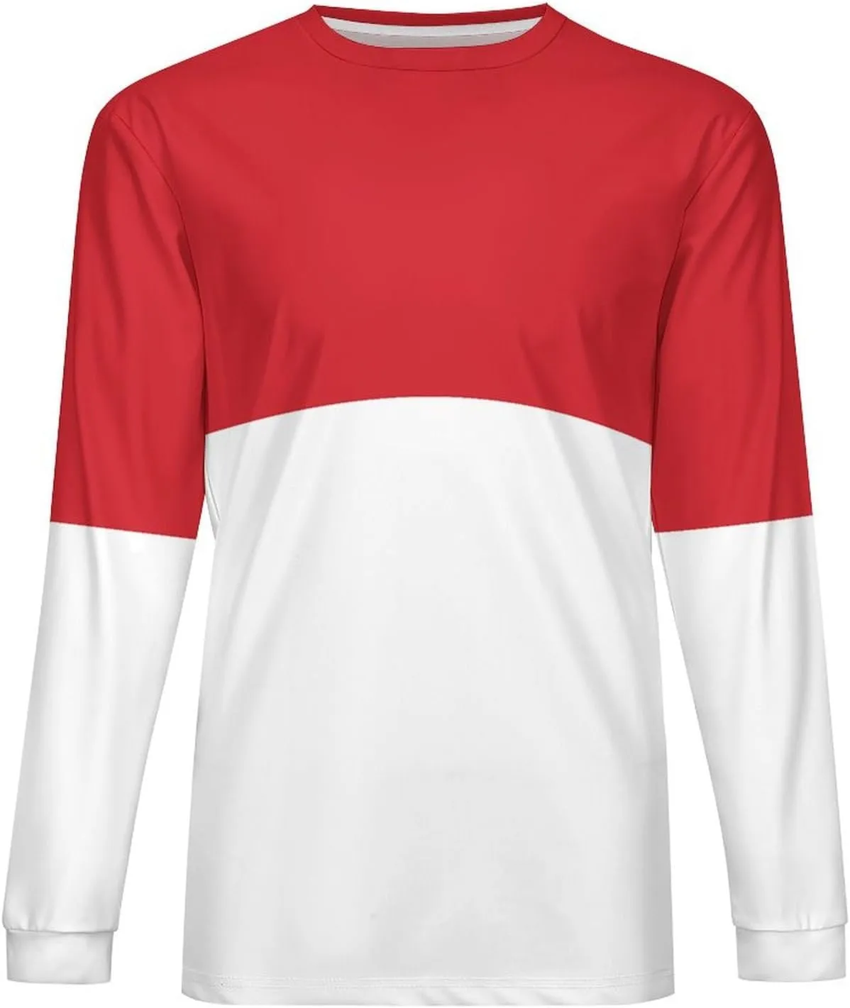 Long Sleeve Cycling Jersey Breathable Crewneck Mountain Bike Pullover Shirts Jacket