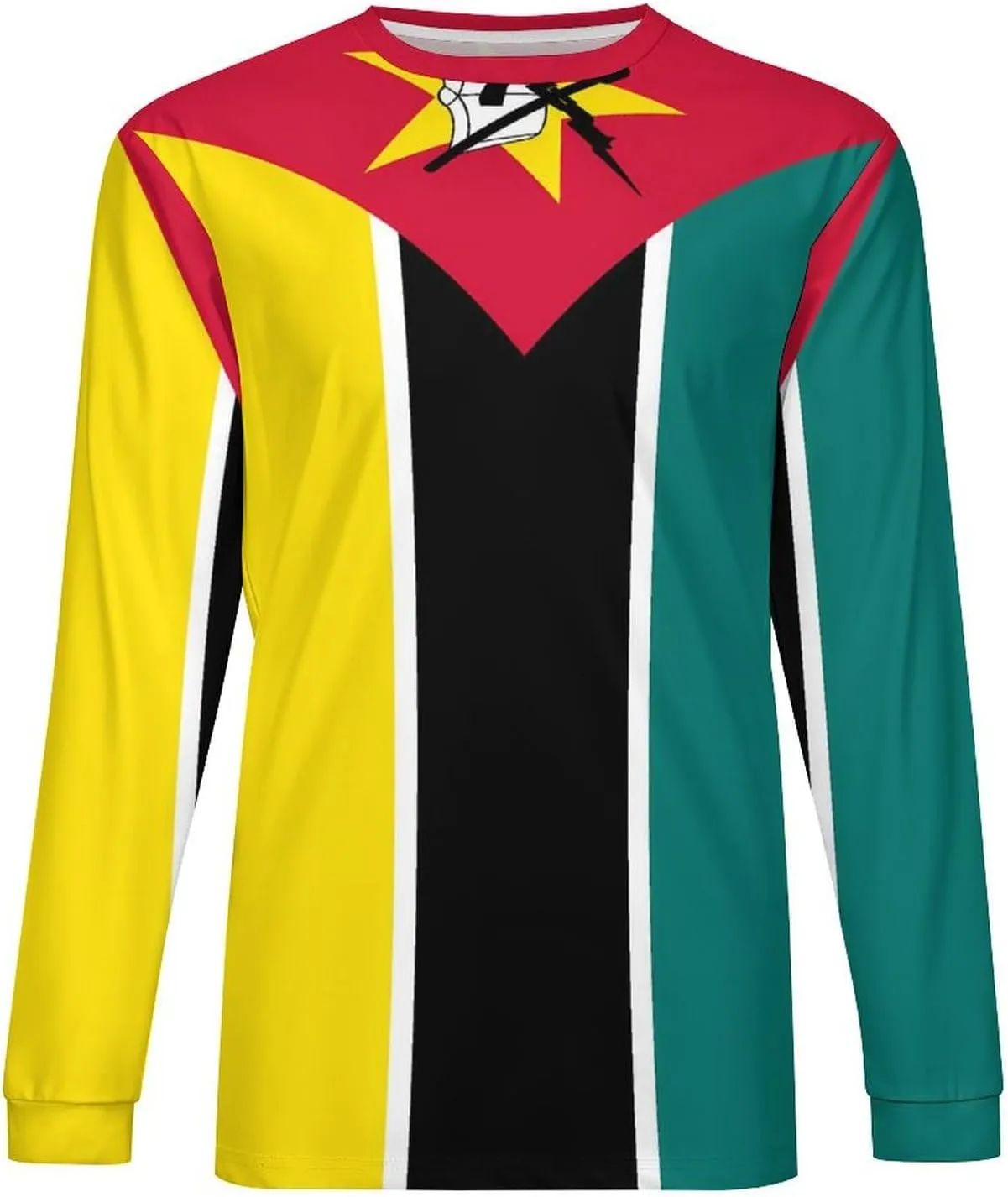 Long Sleeve Cycling Jersey Breathable Crewneck Mountain Bike Pullover Shirts Jacket