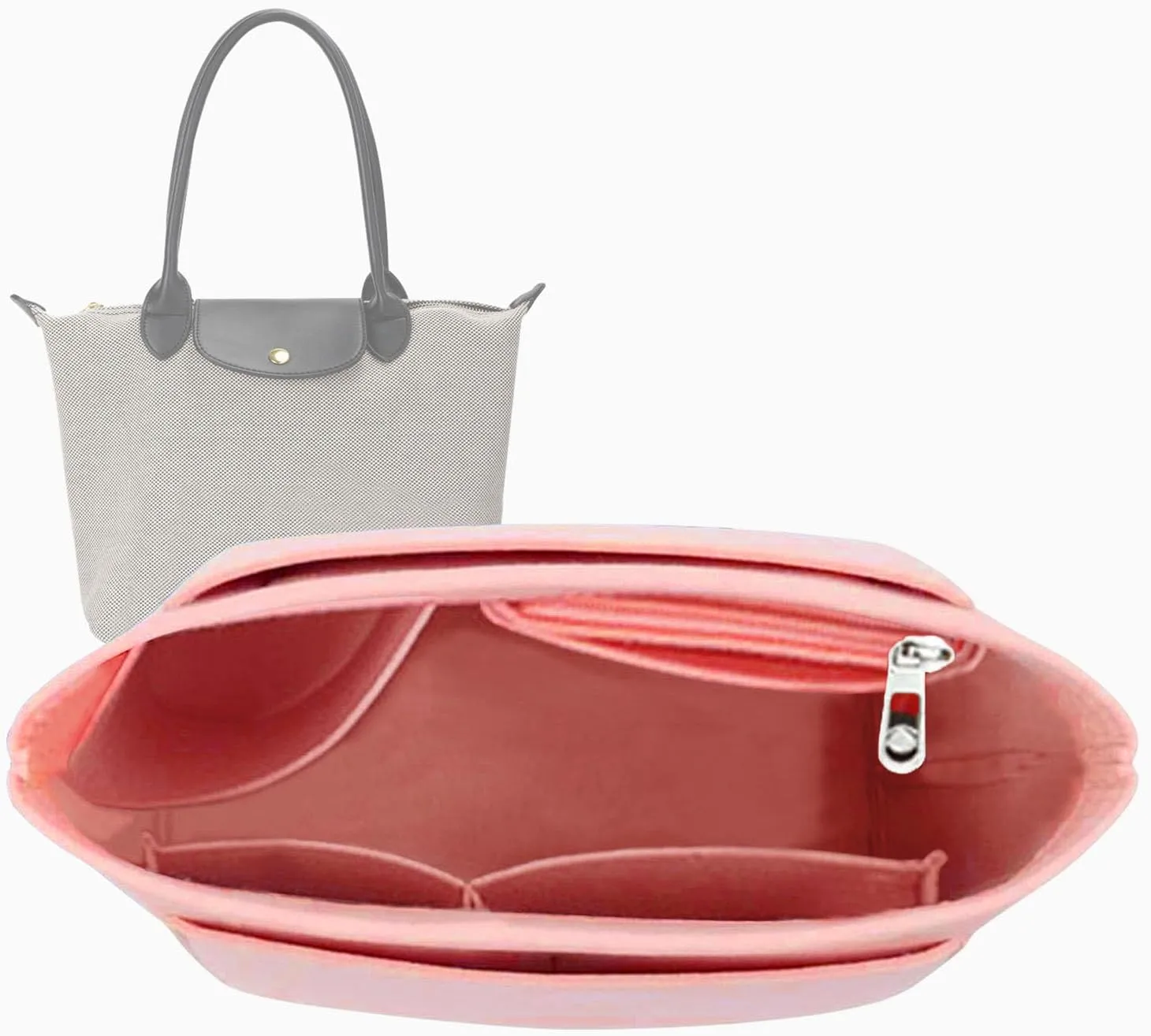 Longchamp Tote Bag Insert Organizer - Small Bag Organizer Inserts for Handbag