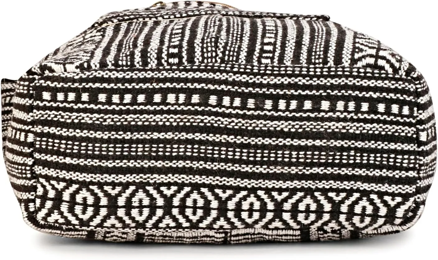 LONGING TO BUY Hemp Messenger Crossbody Sling Bag - Unisex Beach Party Bag