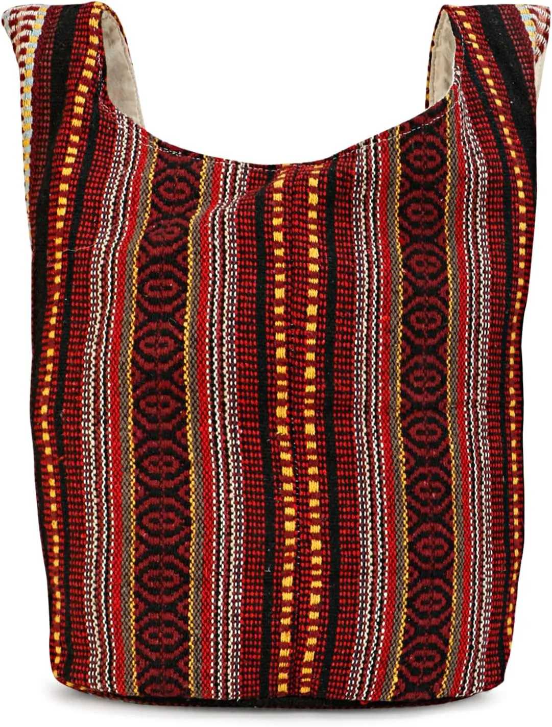 LONGING TO BUY Hemp Messenger Crossbody Sling Bag - Unisex Beach Party Bag