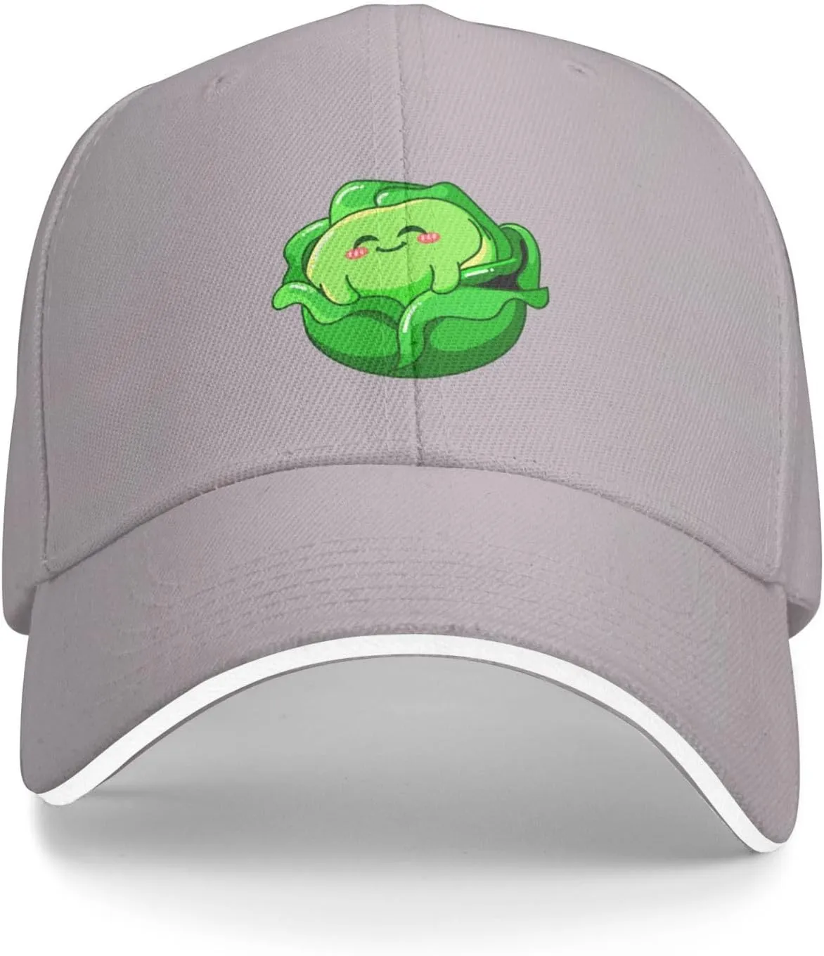 Lovely Cabbage Baseball Cap for Men Women Adjustable Funny Dad Hat