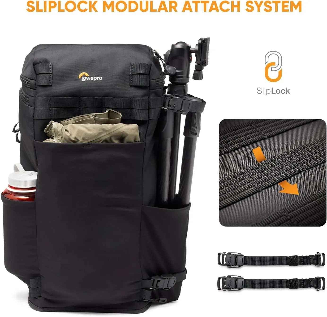 Lowepro BP 250 AW III, Black, Volume 30liters / 16" Laptop