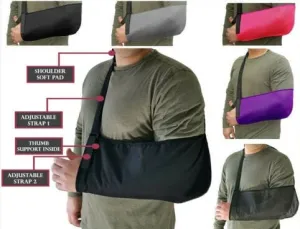 LTG PRO® Breathable Arm Sling Shoulder Immobilizer Bracing Elbow Support Strap
