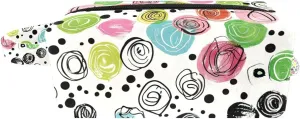 Makeup Bag Small,Makeup Travel Bag,Easter Doodle Ornamental Eggs,Makeup Organizer Bag