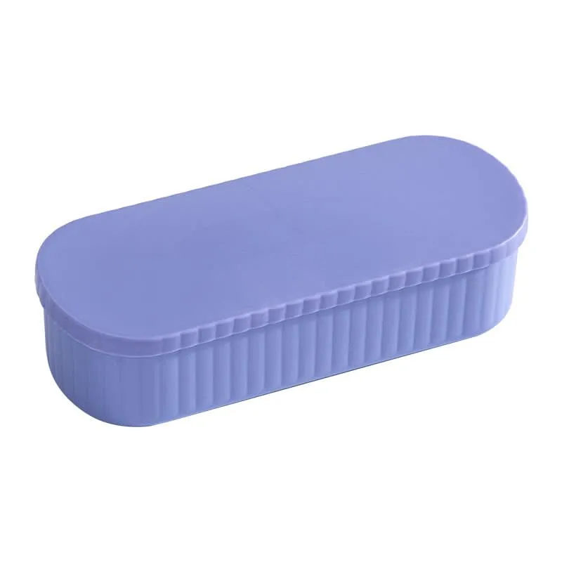 Makeup Brush Storage Box – Stackable Cosmetic Organizer with Makeup Tools