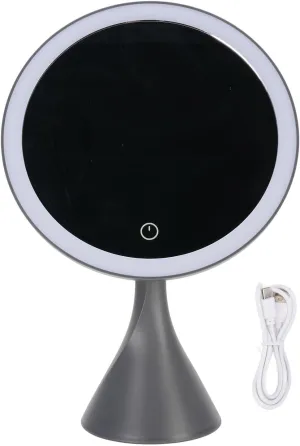 Makeup Mirror with Lights, Rechargeable LED Vanity Mirror with 3 Color Temperature, Stepless Dimming, Cosmetic Light up Mirror for Women Gift
