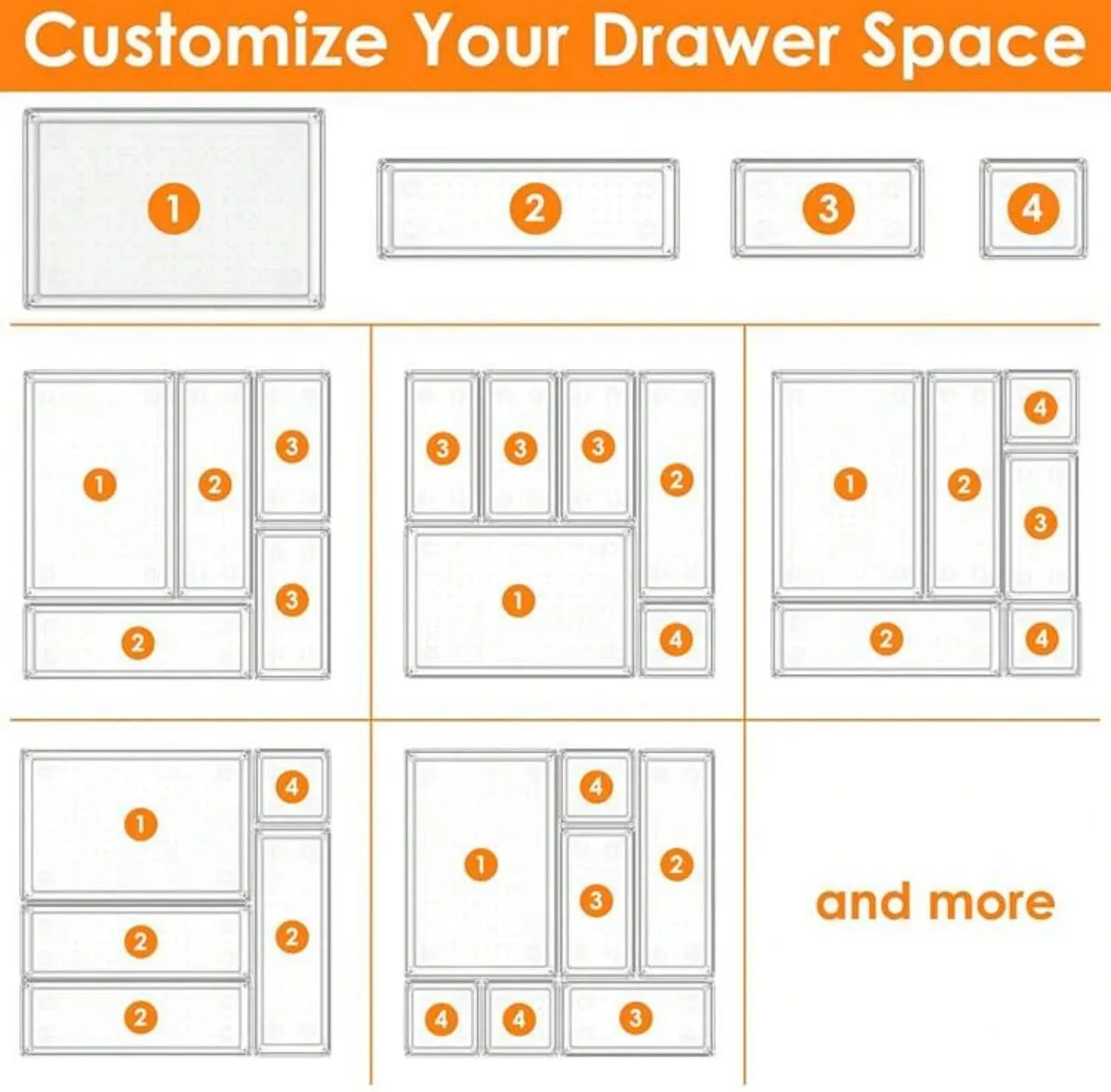 Makeup organizers